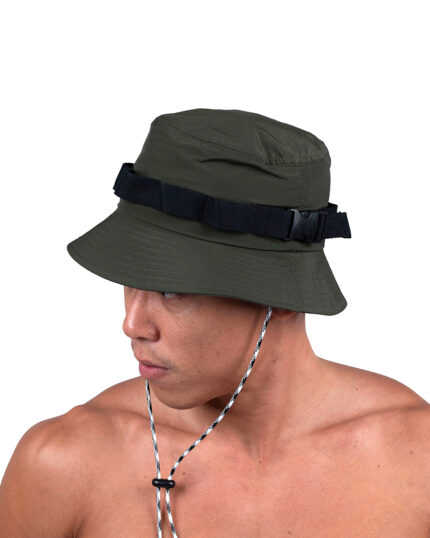 Summer Camp Bucket Hat - Dark Green - [4520]