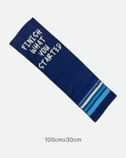 Private Structure Gym Towel - Navy [4671]