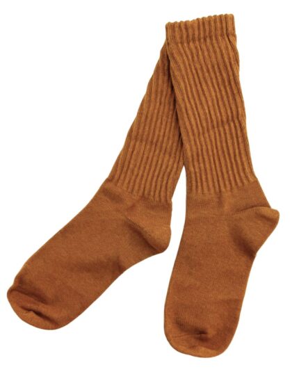 High Rib Socks - Mocha [4843]